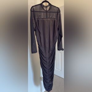 NWOT Elegant Black Long Sleeve Dress